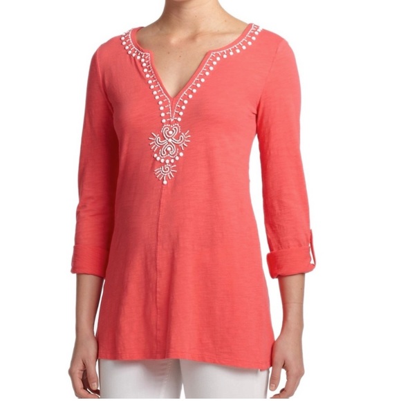 EUC Lilly Pulitzer Eliana Long Sleeve Tunic - Picture 3 of 12